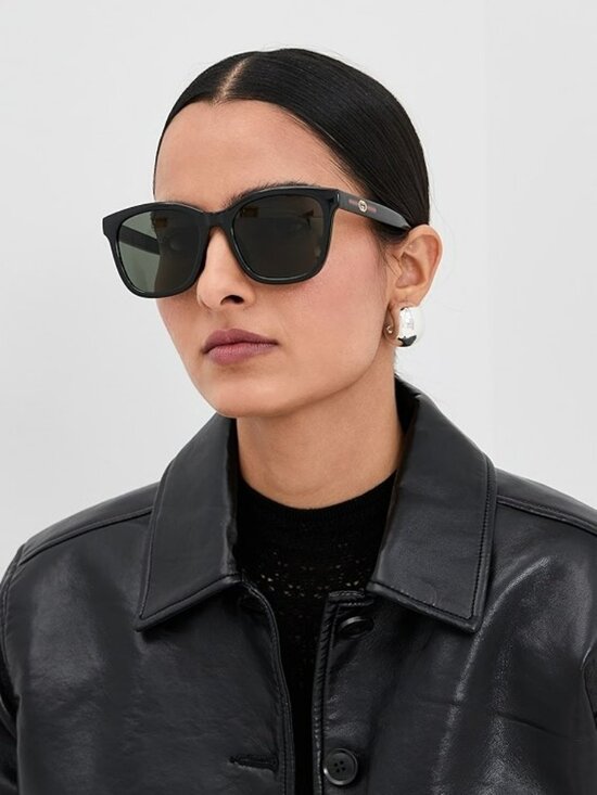 Gucci GG1984SK 001 Square Sunglasses – Black/Grey | Unisex Designer Sunglasses main image 8